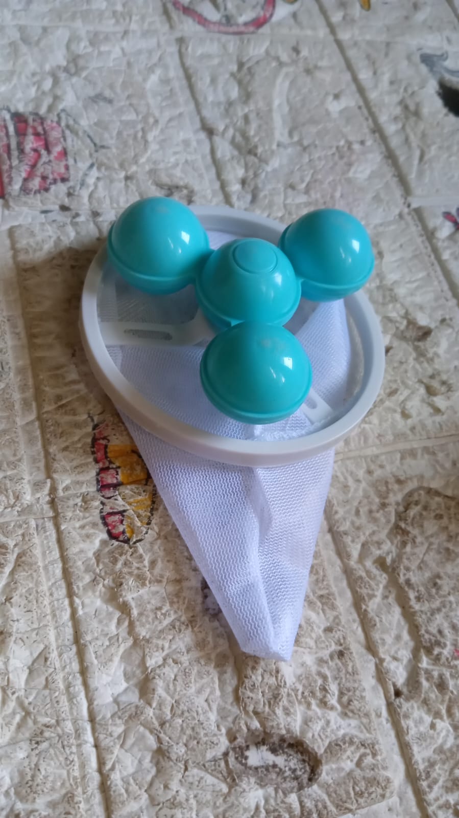 Laundry Ball Floating Lint Hair Remover Net Mesh Bag Dryer (1 Pc)(X67)