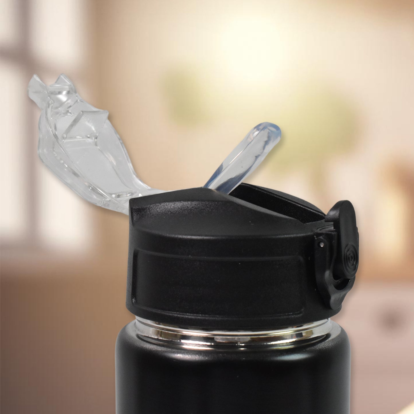 3 In 1 Stainless Steel Insulated Water Bottle Double Wall Vacuum (3 Pcs Set Different Size)(MKK-X108)