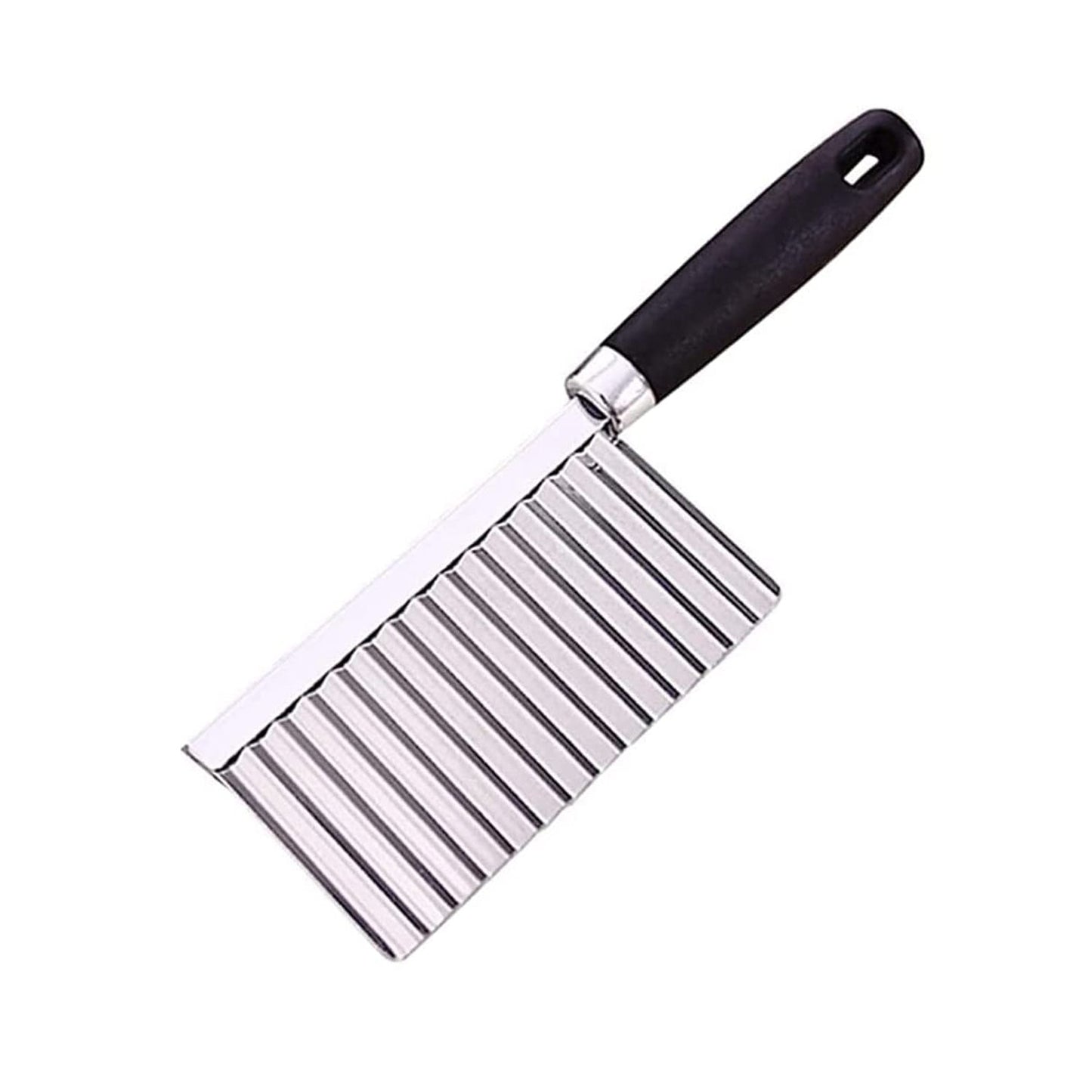 Stainless Steel Vegetable Salad Chopping Knife Crinkle Cutters (X427)