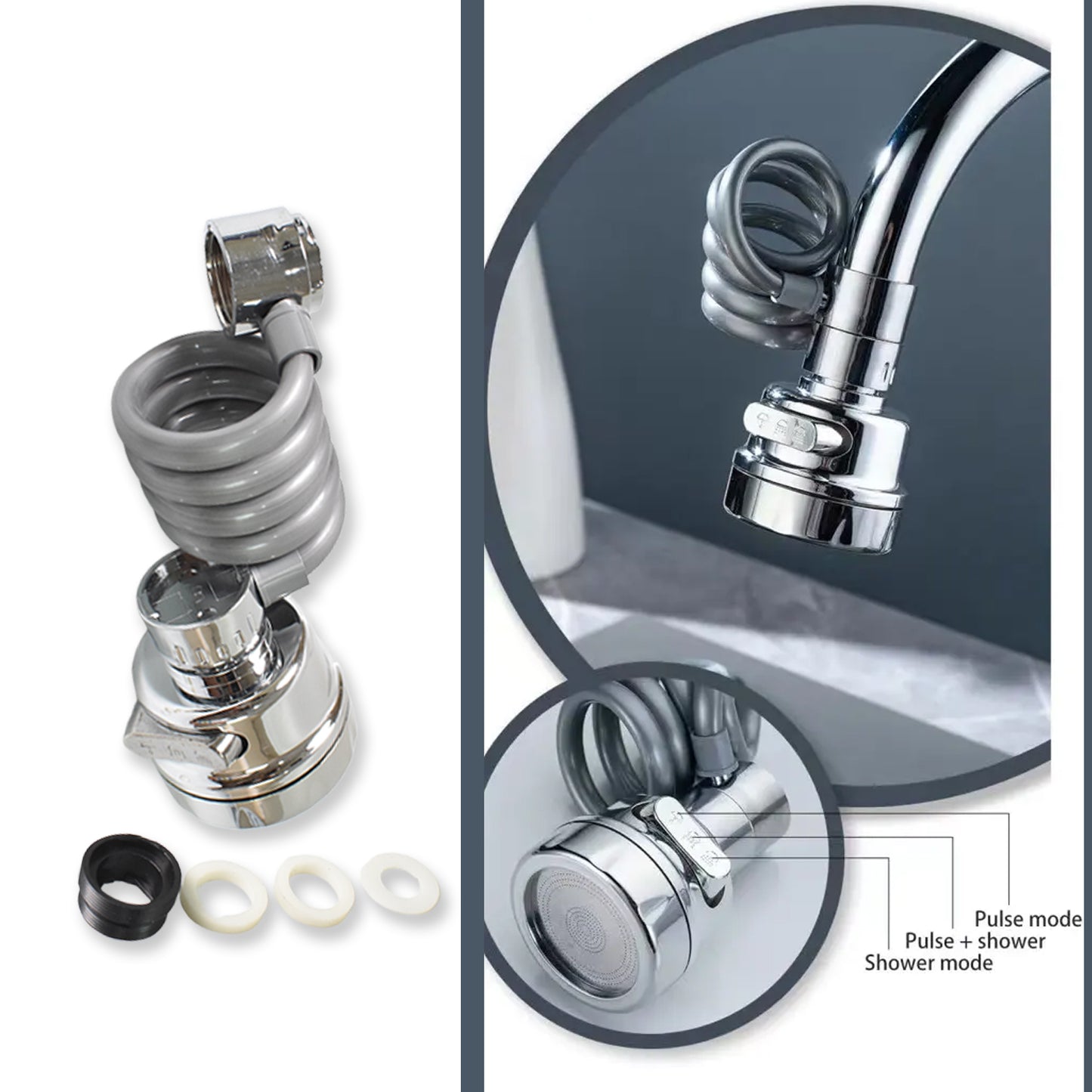 Water Faucet Extender Kitchen Faucet Sprayer Kitchen Sink Accessories Tools (1 Pc) (MKK-X106)