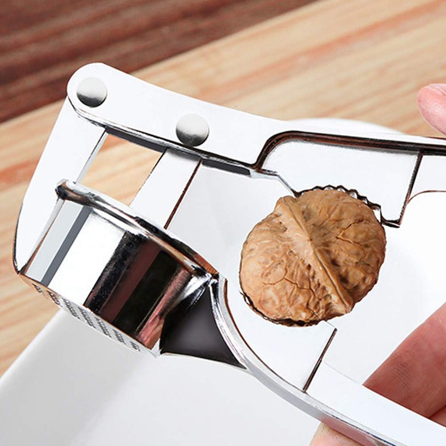 2 In1 Garlic Masher Premium Garlic Press Walnut Cracker Opener (1 Pc) (X726)