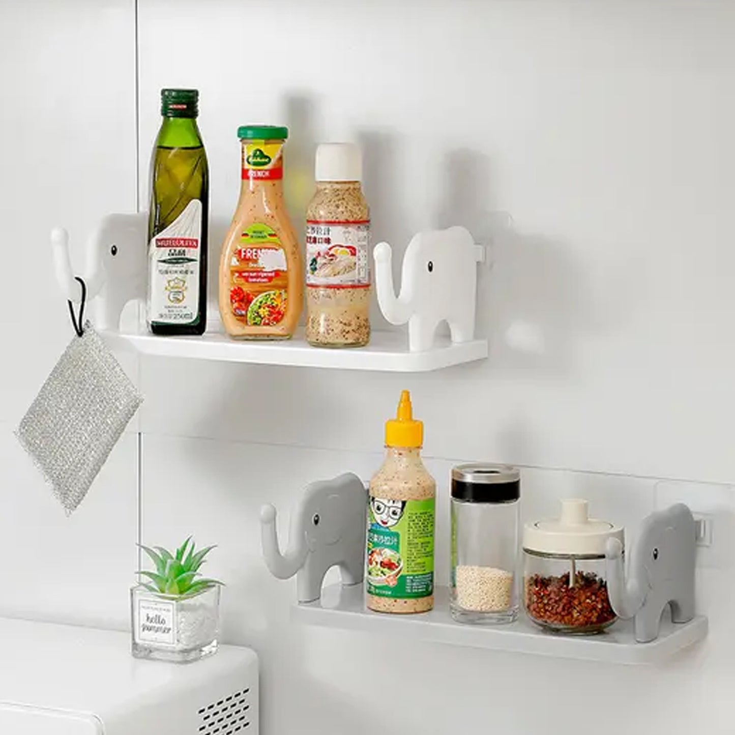 WALL MOUNT ELEPHANT SHELF