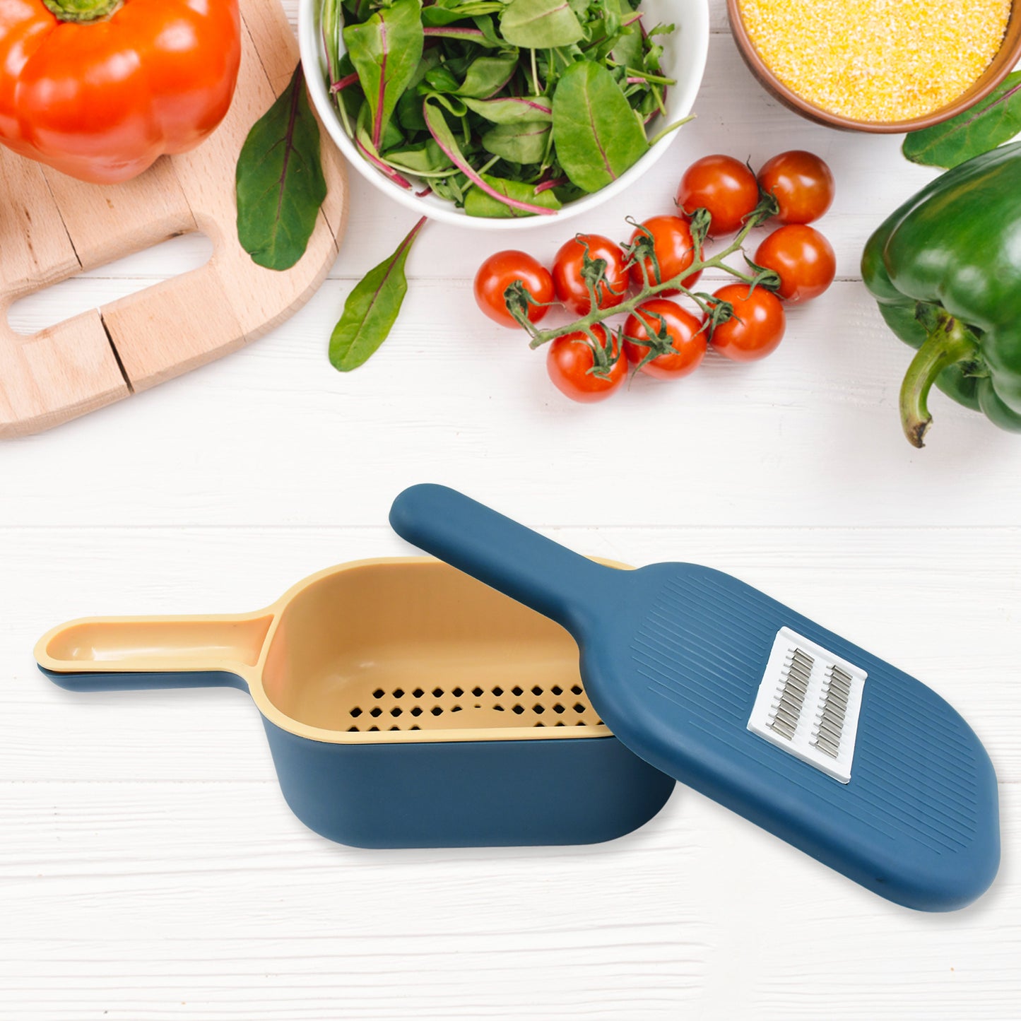 6 Blades Kitchen Accessories Tools Appliances With Container Handle (1 Set) (X265)