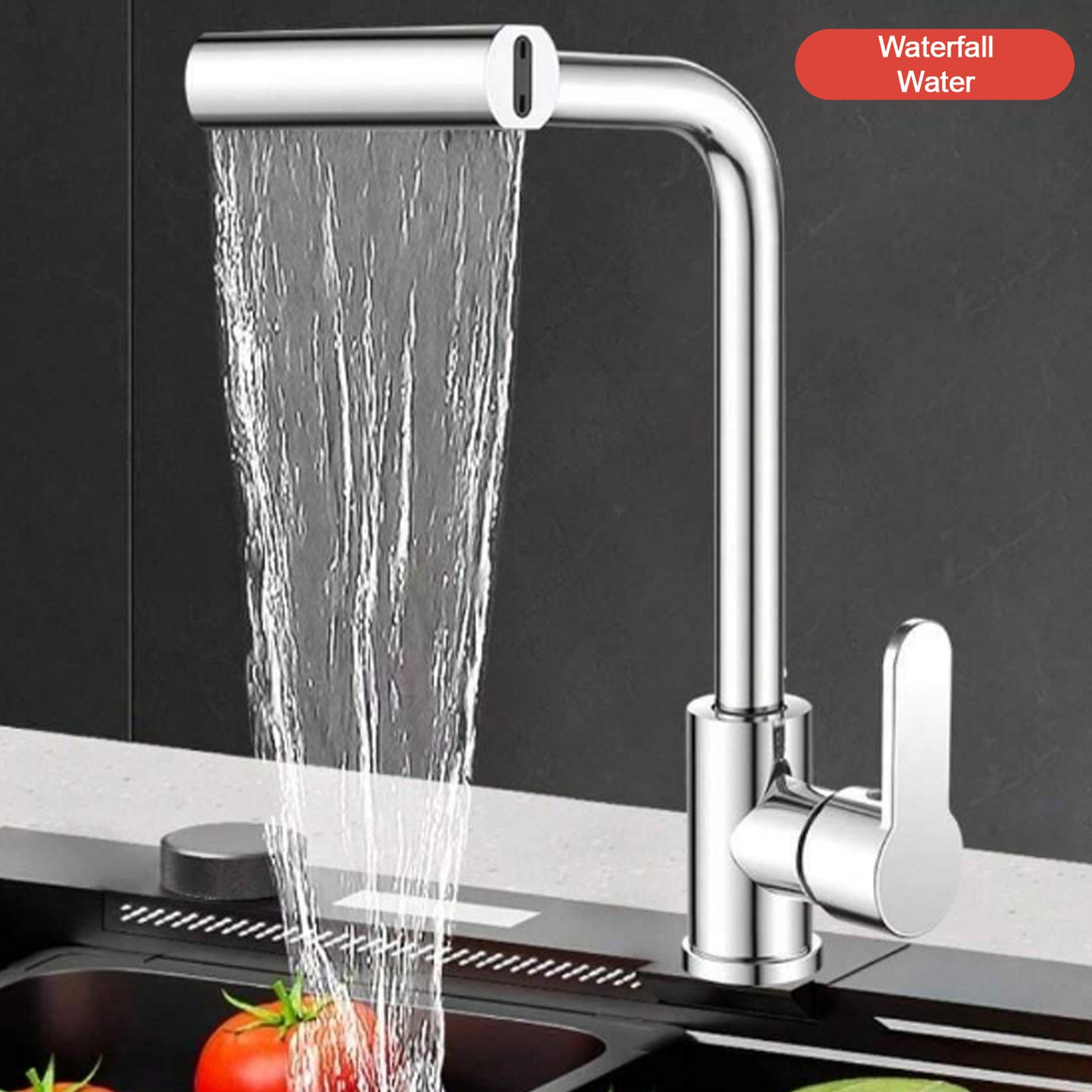 Multifunction Shower Waterfall Kitchen Faucet 360 Rotation Waterfcet Touch 4 In 1 ) (X395)