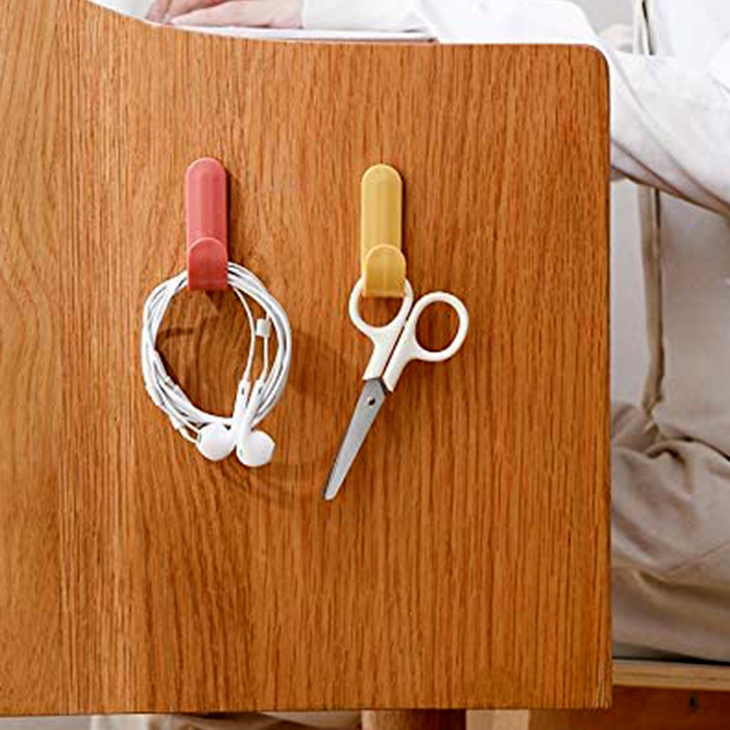 Self Adhesive Wall Hooks Waterproof Adhesive Sticky Round Hooks (20 Pcs Set) (X474)