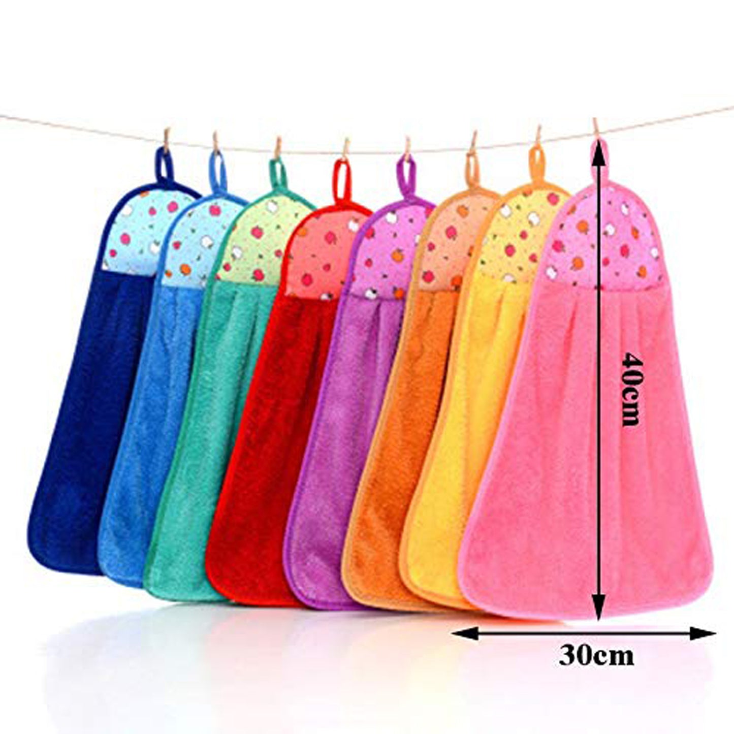 Microfiber Wash Basin Hanging Hand Kitchen Towel( 1pc ) (MKK+X99)