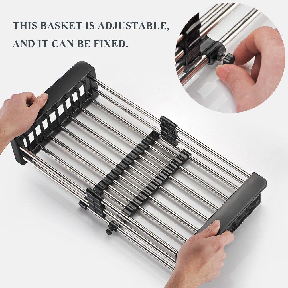Stainless Steel Expandable Kitchen Sink Dish Drainer |X6506|