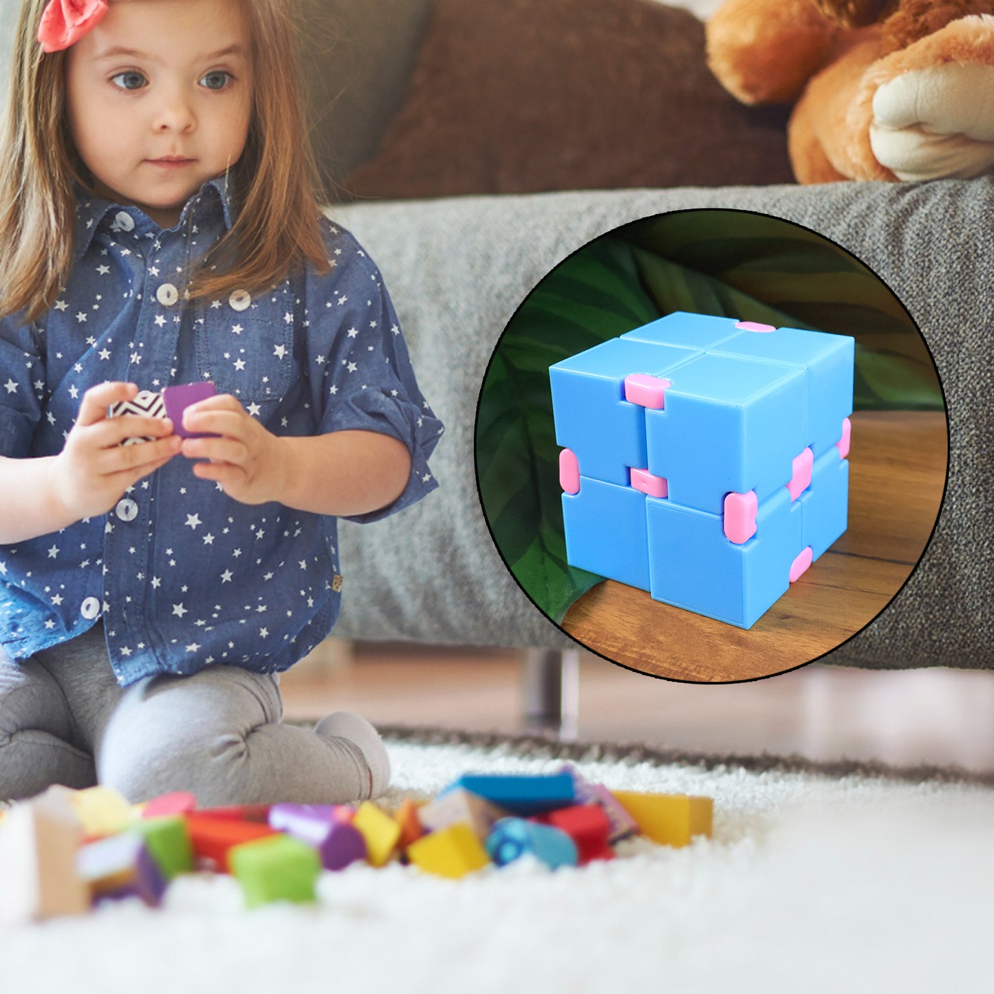 Stress Relief Infinity Cube Fidget Toy | 1Pc | X3036