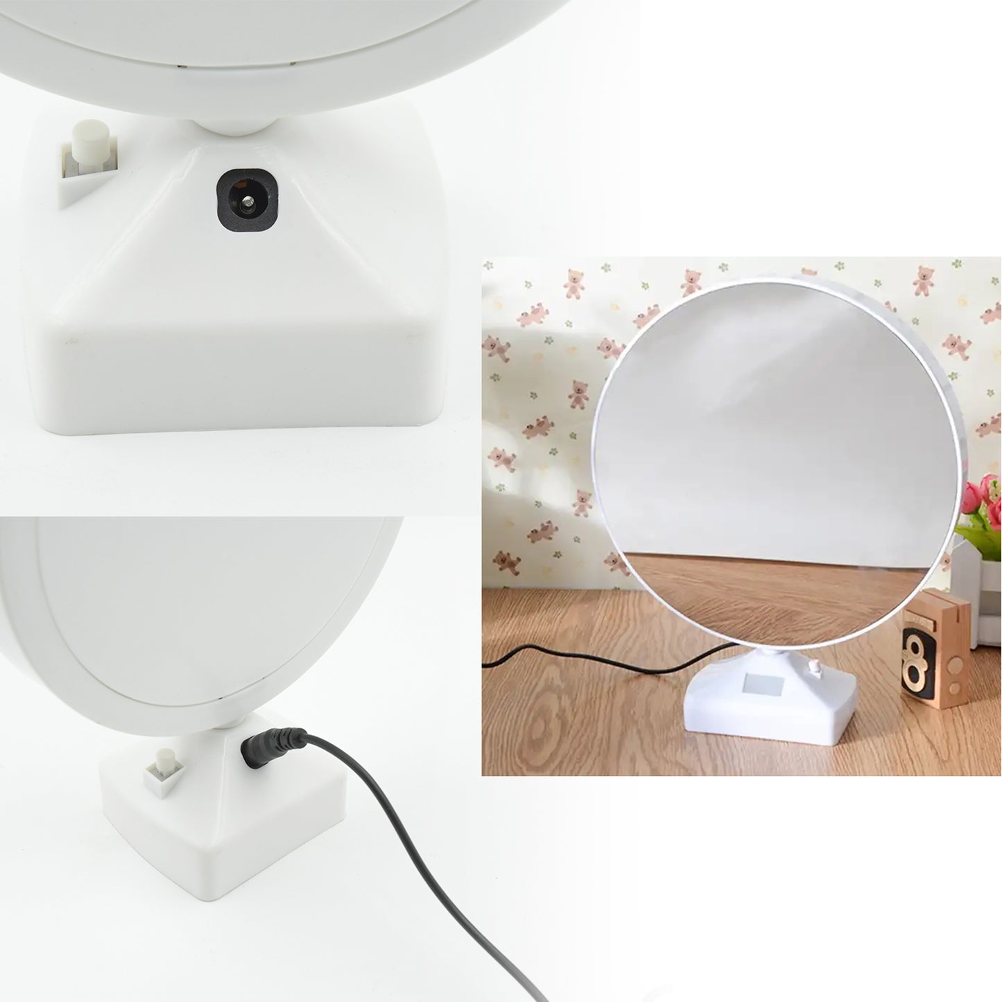 2 IN 1 MAGIC MIRROR + PHOTO FRAME (1PC) 25X20CMS