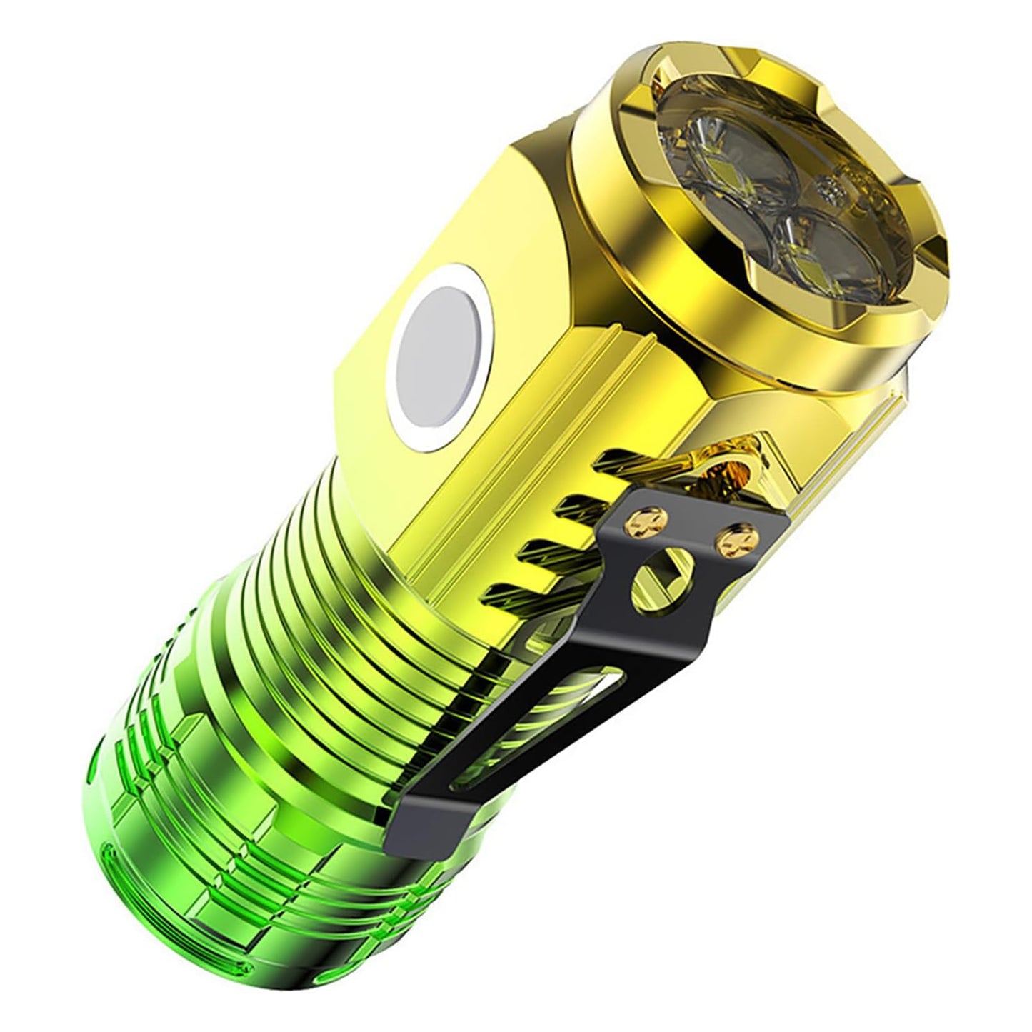 Usb Chargeable Mini 3 Led Flashlight Torch Light (1 Pc) (X390)