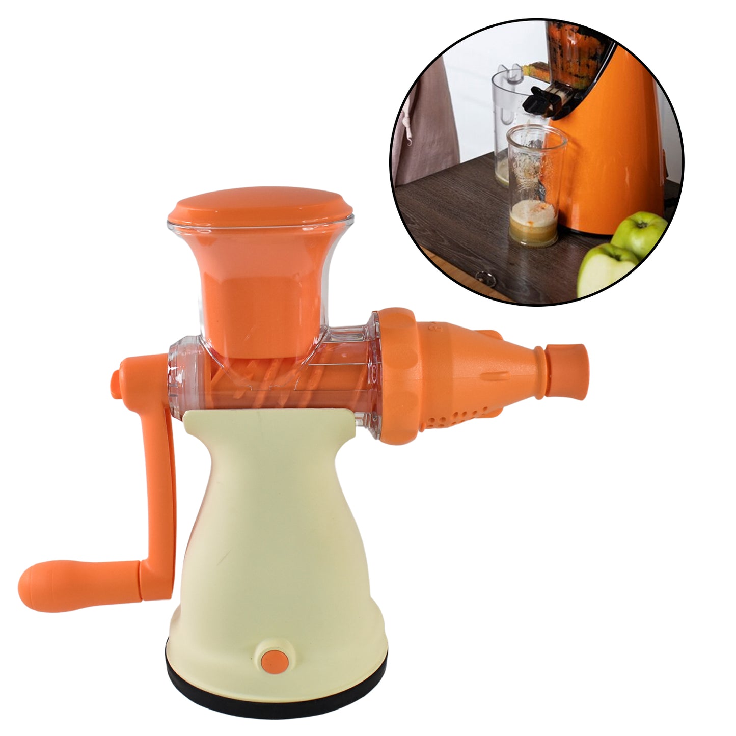 Apex Manual Carrot And Fruit Juicer Heavy-duty (1 Pc With Glass) (X1099)
