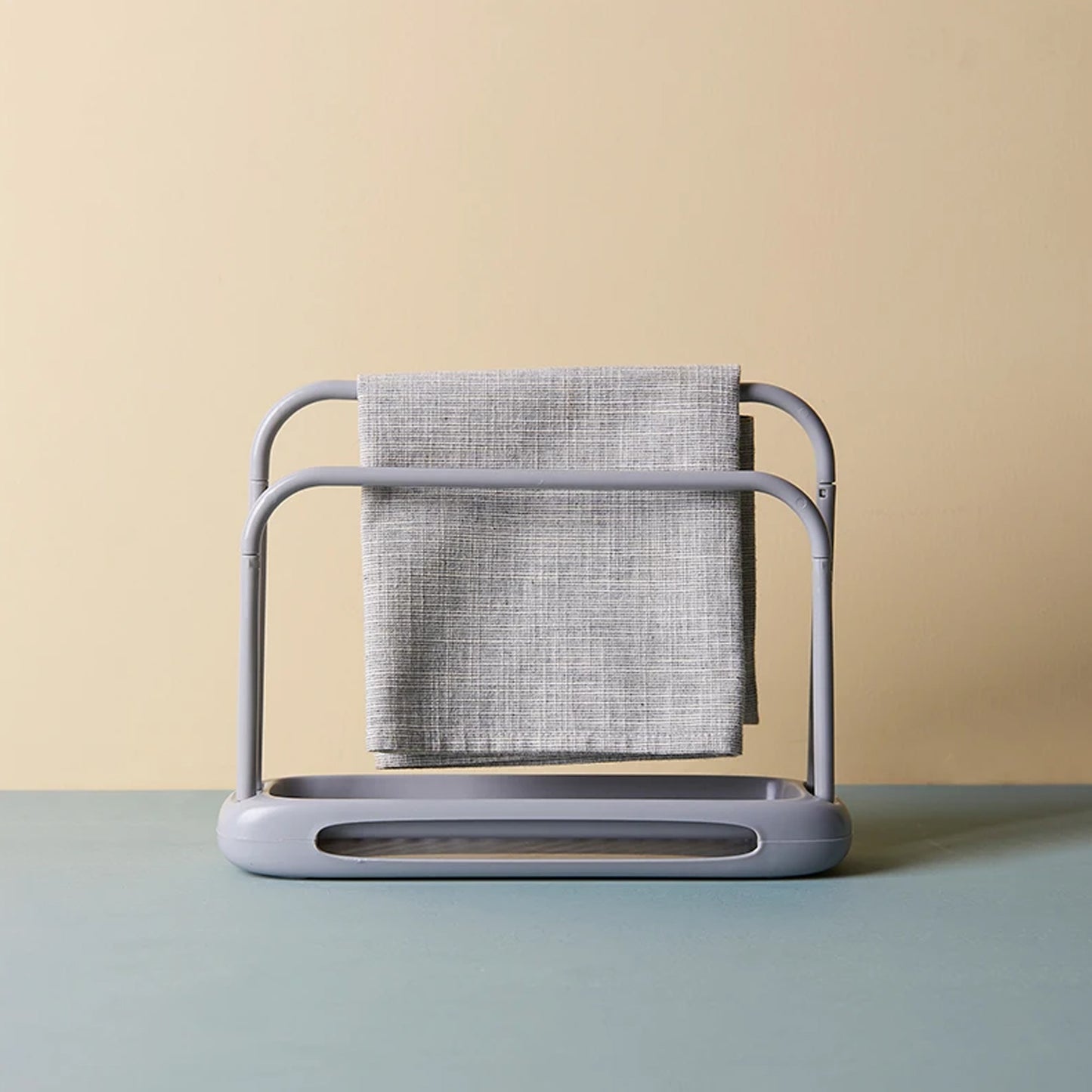 Storage Rack Kitchen Storage Holder Dish Towel Holder Dishcloth Rack Organizer Pool Dishcloth Drying Rack Sink Rag Holder Towel (1 Pc) (Rack For Dish | Towels & Clothes (1PC) |X3002|