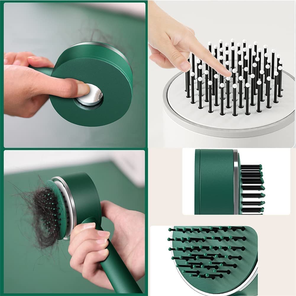 Air Cushion Massage Brush Airbag Massage Comb With Long Handle Self-cleaning (X203)