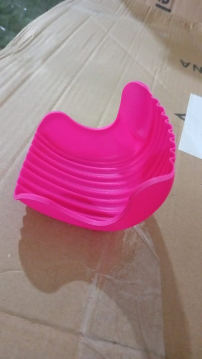 Silicone Burger Holder Snack Holder Reusable Burger Holder (X1006)