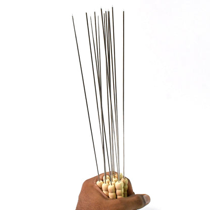 BBQ Tandoor Skewers Grill Sticks for Barbecue (Pack of 12) (X405)
