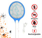 Mosquito Killer Racket Rechargeable Handheld Electric Fly Swatter Mosquito Killer Racket Bat, Electric Insect Killer (Quality Assured) (with cable)