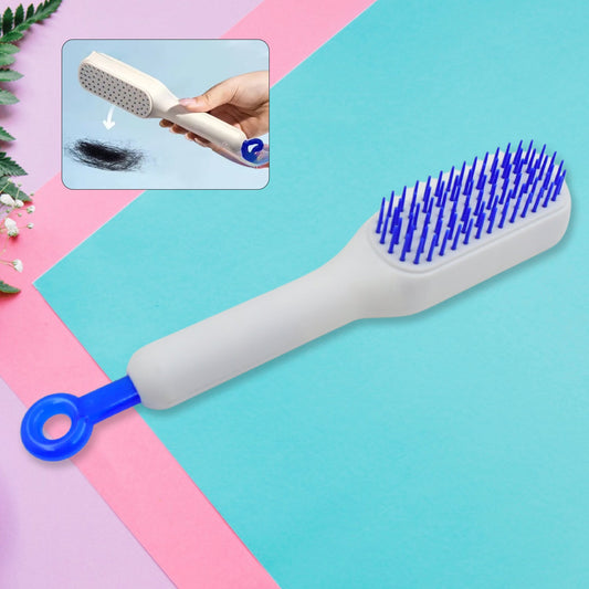ONE PULL CLEAN SCALABLE HAIR SELF CLEANING HAIRBRUSH (1PC) (X545)