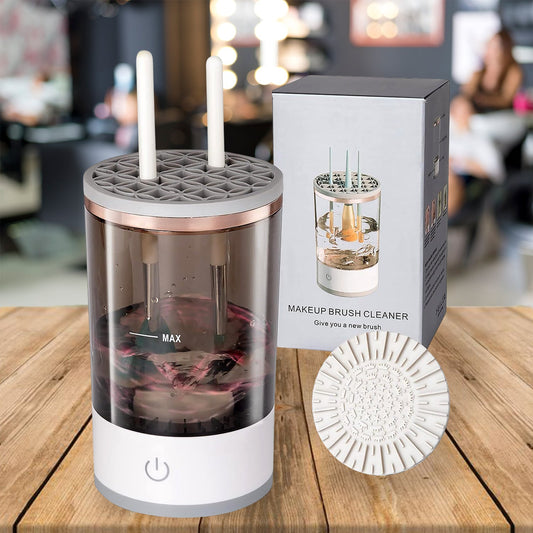 Automatic Makeup Brush Cleaner Fast Electric Brush Cleaner Hand Free Machine Super Clean Brush Washer & Brushes Organizer Tool (1 Pc) (X671)
