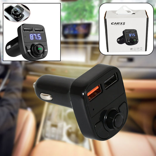 CAR-X8 Bluetooth FM Transmitter Kit for Hands-Free Call Receiver / Music Player / Cll Receiver (X359)