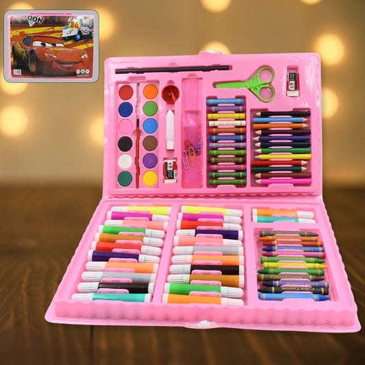 MKK-10 Art Set Kids Art Supplies Coloring Case Kit Painting & Drawing Sets for Kids Boys Girls Gifts Toys Age 4 & Above - Mix Colors, Kids Colorful Bag (86 Pcs Set)