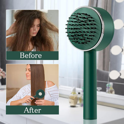 Air Cushion Massage Brush Airbag Massage Comb With Long Handle Self-cleaning (X203)