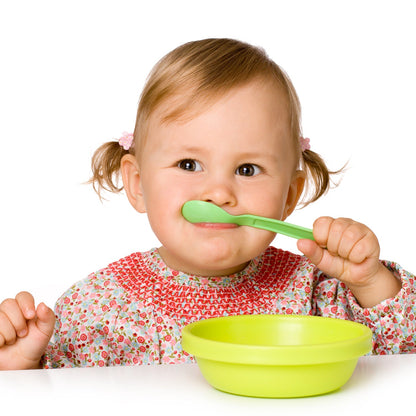 MKK-25-Kids Cute Food Grade Foods Feeding Training Baby Spoon (Set of 6 pcs)