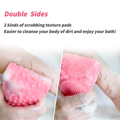 Silicone Body Back Scrubber Brush (122 Gm | medium Size /1pc) (X233)