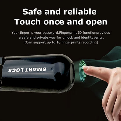 Small USB Rechargeable Smart Fingerprint Padlock for Locker (X1022)