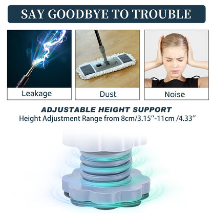 Washing machine support, anti vibration washing machine support adjustable washer anti vibrasion stands, washer & dryer pedestals, Washing Machine Accessory Anti- Skid stand PVC Lifting stand Non-Slip ( 4 Pc Set ) (X719)