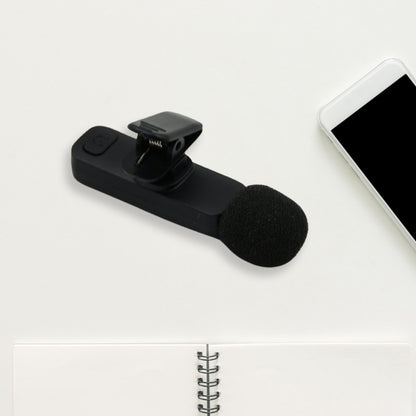 Intelligent Noise Cancelling Live Streaming Clip on Microphone for Type-C & for iPhone with Charging Mini Wireless Lapel Collar Microphone (MKK-X66)