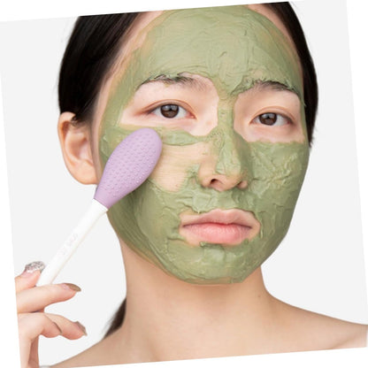 Double-headed Silicone Mask Brush Face Cleansing  (1 Pc) (X313)