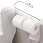 Stainless Steel Drill Free Self-Adhesive Paper Roll Holder Tissue Paper Stand Towel Bar Hanger Kitchen Towel Holder for Kitchen Bathroom Toilet (Pack of 1)