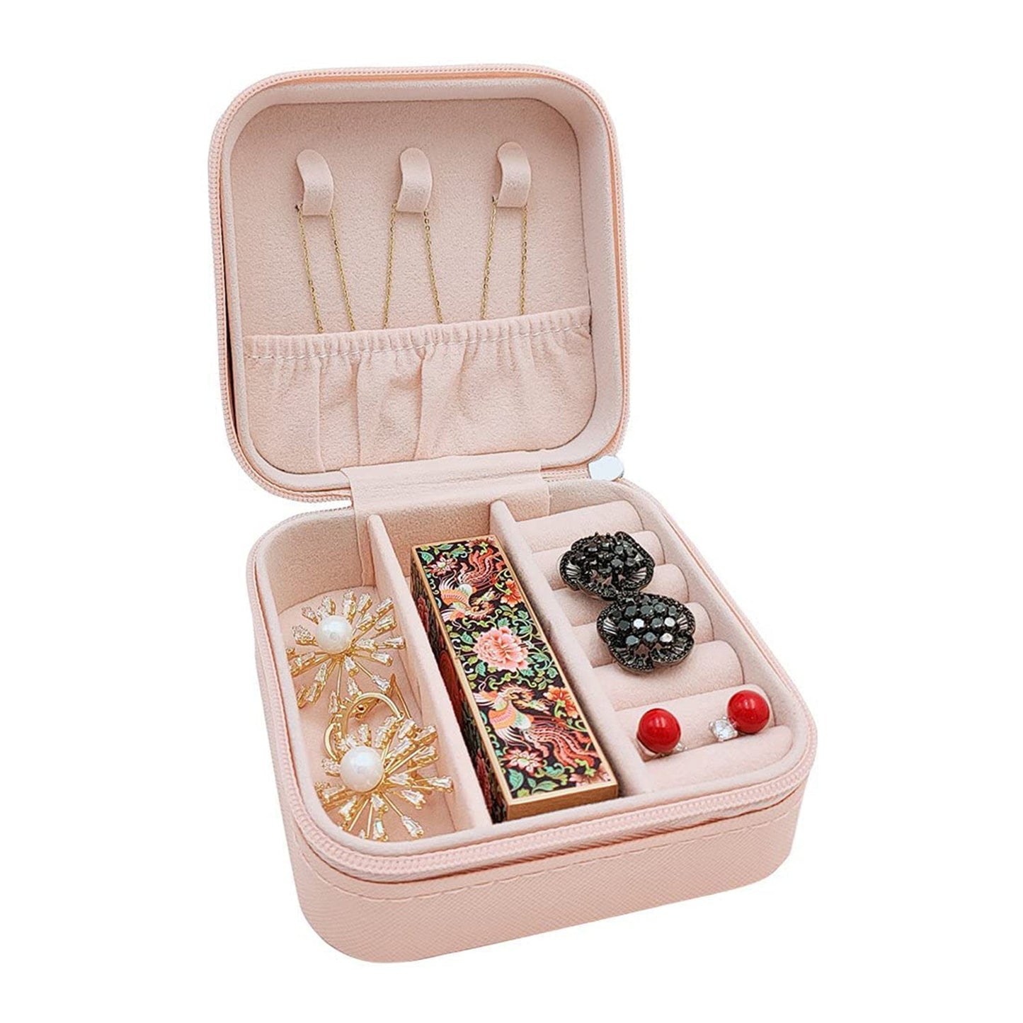 Mini PU Leather jewellery Box for Travel & Storage (X863)
