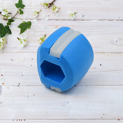 MKK-14-CN BLUE MOUTH EXERCISER USED TO GAIN SHARP AND CHISELLED EASILY AND FAST.