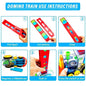 Play Game Transparent Funny Train Engine with Blocks Set 60 Blocks Toy with Music and Lights Automatic Blocks Toy Train Set for Kids ( Batteries not included) (X2119)