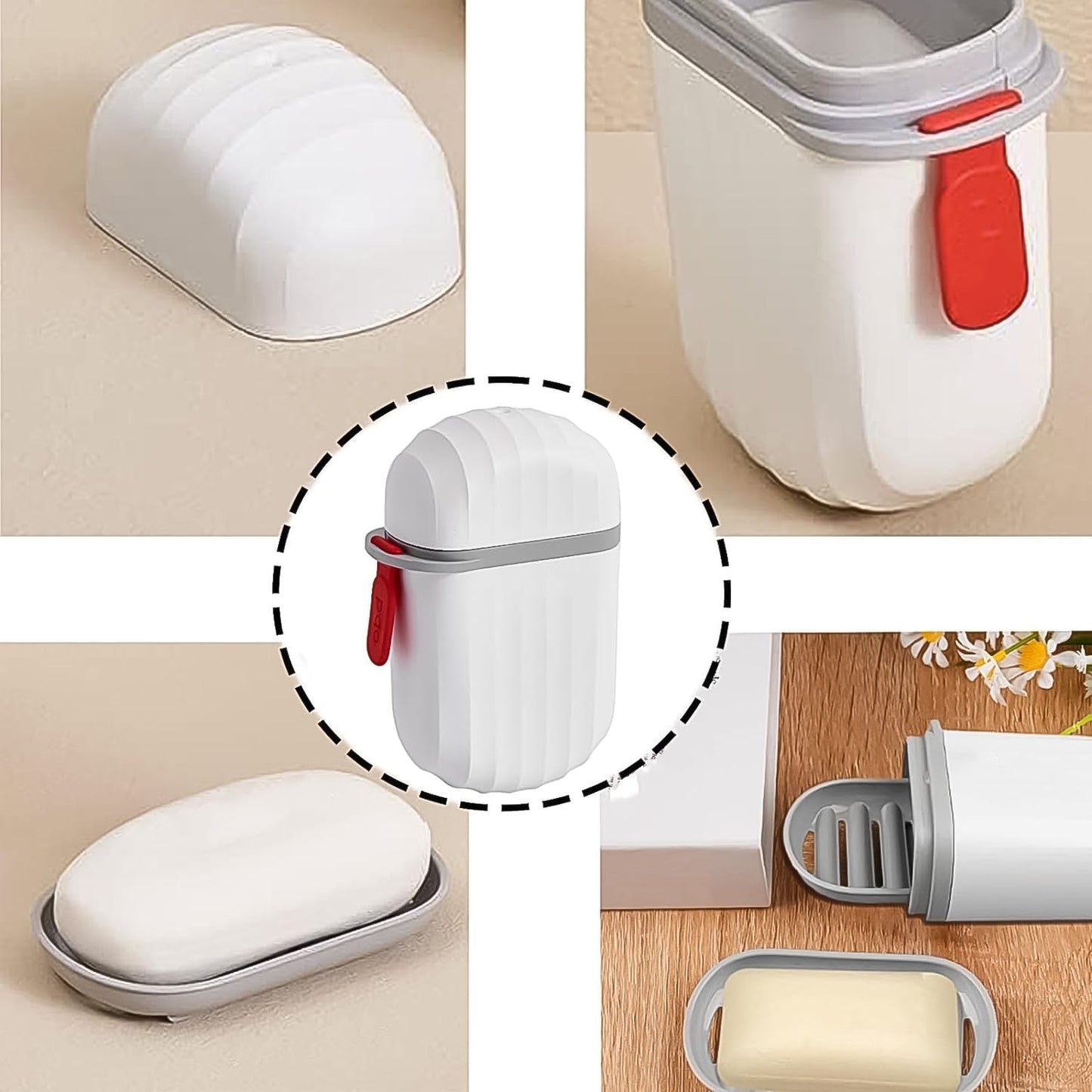 CAPSULE TRAVELING SOAP CASE (1PC)  ((C2)-5/1-X187)