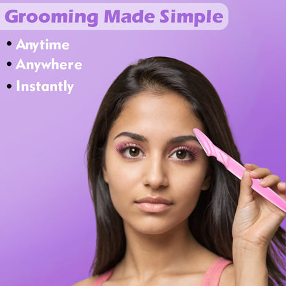 Eyebrow Painless Facial Hair Remover Razor for Face, Women and Men (3 Pack) (X532)