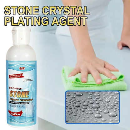 Stone Stain Remover Cleaner, Stone Crystal Plating Agent, Marble Stone Cleaner Polishes, (75 ML Approx / 1 pc) (X402)