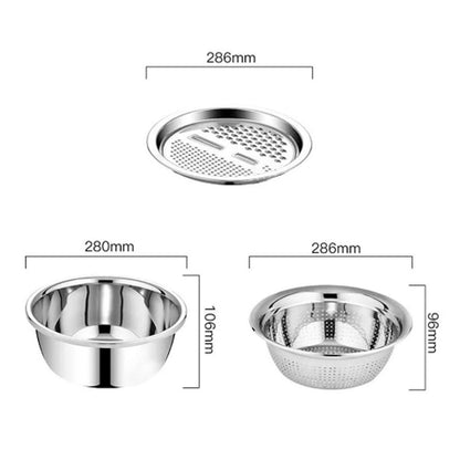 3 in 1 Kitchen Multipurpose Julienne Grater Salad Maker (MKK+X93)