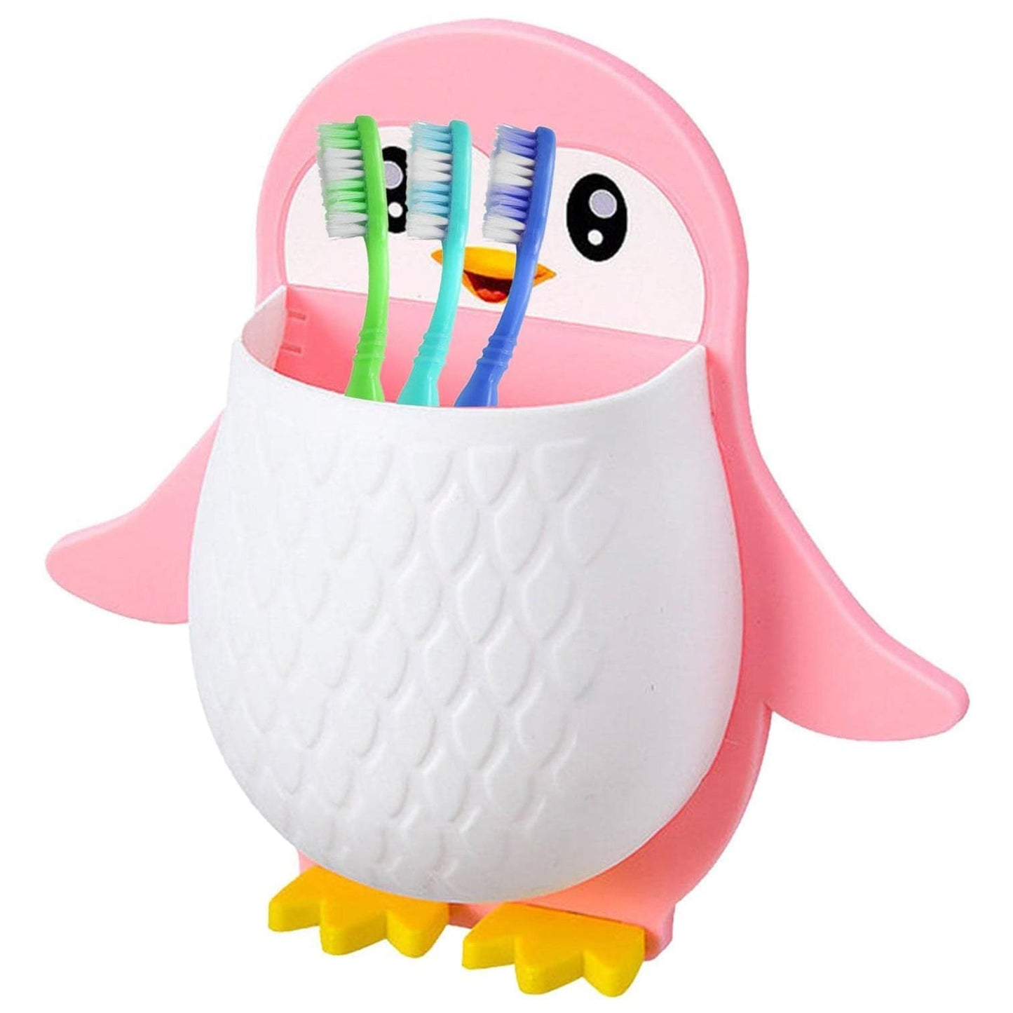 Penguin Storage Box, Adhesive Remote Case, Electric Toothbrushes Holder, (X355)