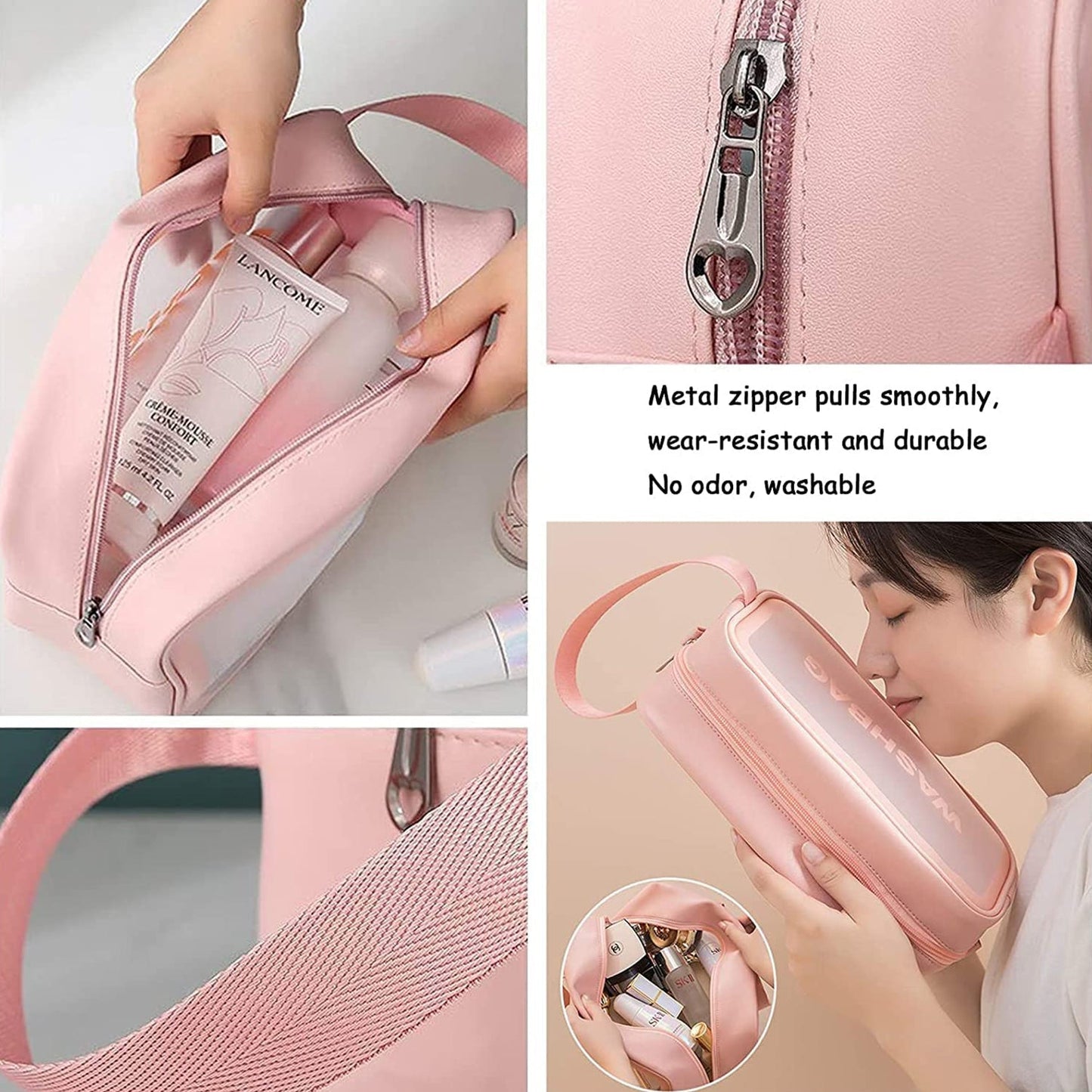 Cosmetic Bag | Wash Bag | Set of 3 pcs (Random Col.) (X611-)