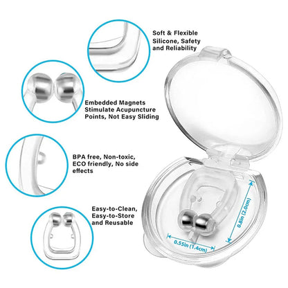Anti Snore device for men and woman Silicone Magnetic Nose Clip (1 Pc) (X505)