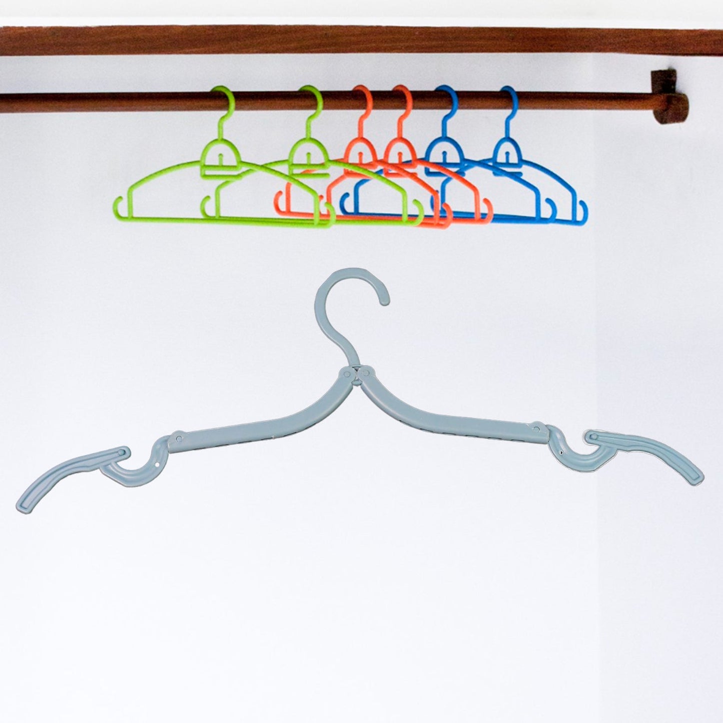 Travel Hangers, Portable Folding Clothes Hangers (1 Pc / Big) (X294)