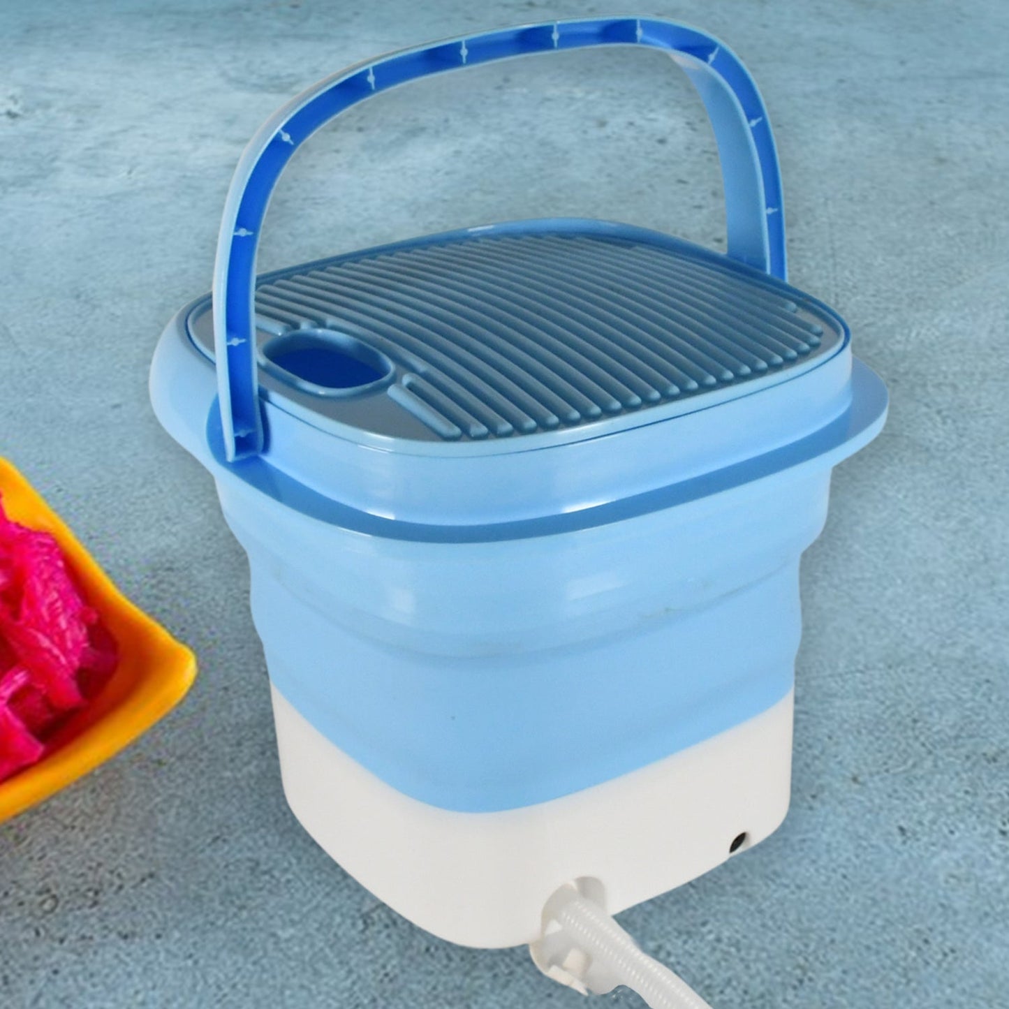 Portable Washing Machine, Mini Folding Washer and Dryer Combo, for Underwear, Socks,(X518)