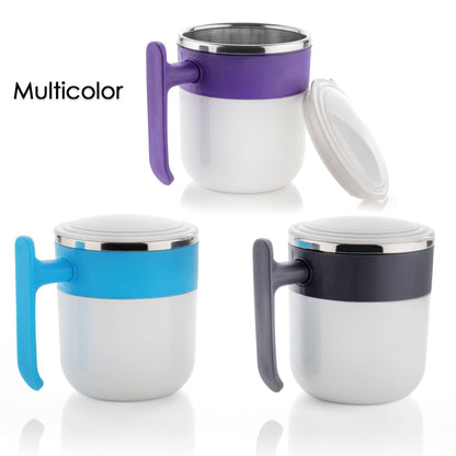 Stainless Steel Lid Cover Hot Coffee/Tea Mug Hot Insulated(1 Pc ) (X453)