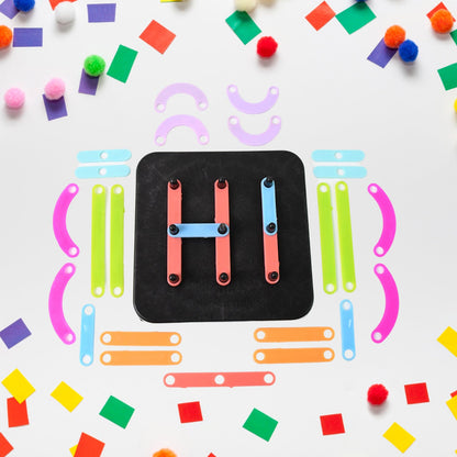 Alpha Numeric Puzzle - Alphabet Construction Puzzle (X341)