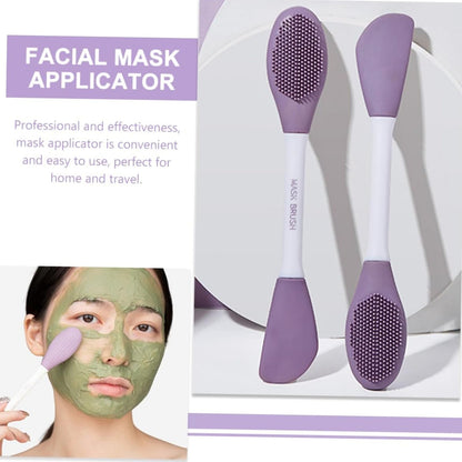 Double-headed Silicone Mask Brush Face Cleansing  (1 Pc) (X313)