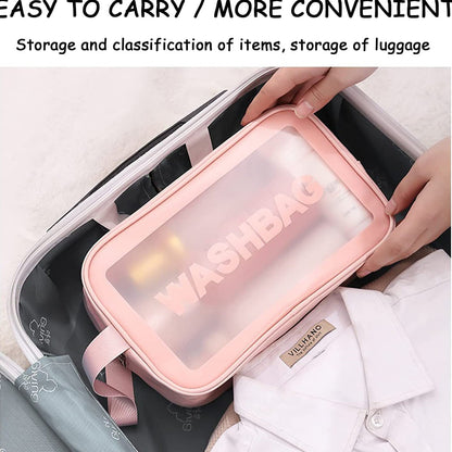Cosmetic Bag | Wash Bag | Set of 3 pcs (Random Col.) (X611-)