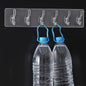 Adhesive Golden &  Transparent Heavy Duty Wall Hook (X360)