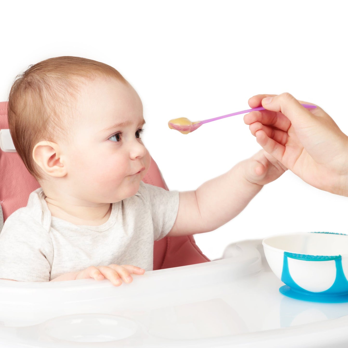 MKK-25-Kids Cute Food Grade Foods Feeding Training Baby Spoon (Set of 6 pcs)